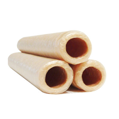 25 mm boîtiers de saucisses comestibles boîtiers de collagène de couleur naturelle pour les saucisses à vent