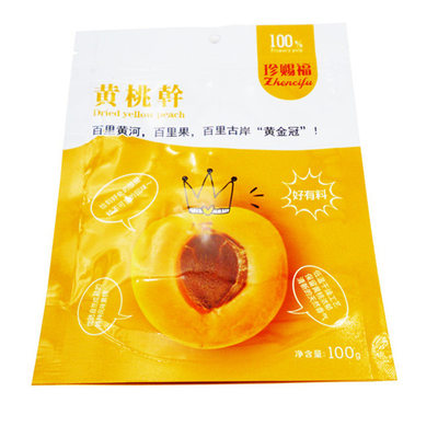 Emballage imprimé sur mesure sac en plastique emballage de biscuits avec logo emballage alimentaire sac à fermeture à glissière