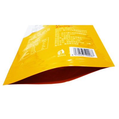 Emballage imprimé sur mesure sac en plastique emballage de biscuits avec logo emballage alimentaire sac à fermeture à glissière