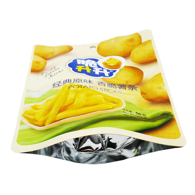 Impression par flexographie Emballage Sac en plastique Biscuit emballage résistant à l'humidité alimentaire sac fermeture à glissière