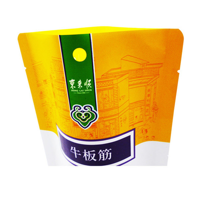Sac en plastique d'emballage alimentaire transparent sur mesure sac imprimant le logo de la marque