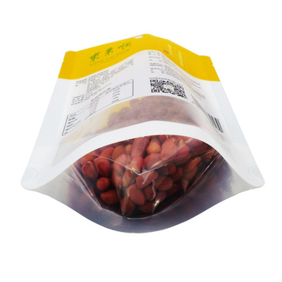 Sac en plastique d'emballage alimentaire transparent sur mesure sac imprimant le logo de la marque