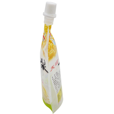 Sacs d'emballage de jus et de boissons, emballage en plastique indépendant, logo de marque d'impression OEM