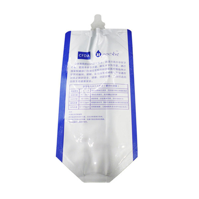 Sac liquide Sac intérieur en feuille Sac autoportant avec buse d'aspiration
