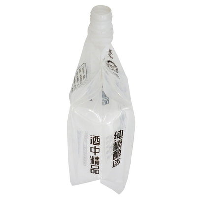 Sacs d'emballage auto-supportant à faible coût à gel liquide, buse d'aspiration en plastique, impression numérique, logo sur mesure