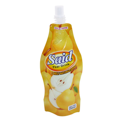 Emballage autonome Sac en plastique sac liquide d'impression numérique avec buse d'aspiration en plastique