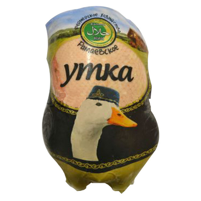 Sac d'emballage congelé de canard rétrécissant la chaleur sous vide Emballage d'impression du logo de la marque