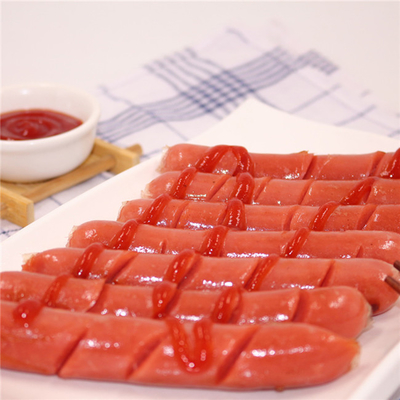 Enveloppe de saucisse à collagène artificiel comestible certifiée FDA pour les saucisses