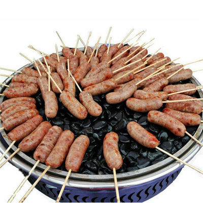 Boyaux de collagène pour saucisses comestibles de couleur naturelle, fumés et disponibles