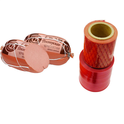 L'encre à base de wate flexographie colorée imprimée coque de saucisse pour saucisses de viande