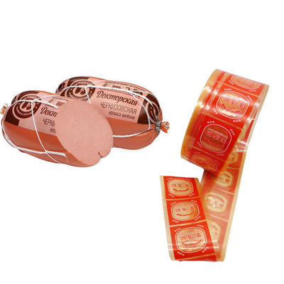Logo douanier imperméable à l'humidité Flexographie Impression Enveloppe de saucisse en plastique