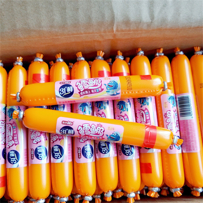 Impression personnalisée de logo Pvdc boîtiers de saucisse film pour saucisses