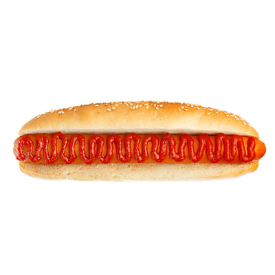 Ventes directes d'usine Taille personnalisée Transfert de boîtiers en cellulose rouge Boîtiers pour saucisses de Francfort