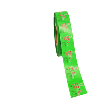 Impression personnalisée du logo OEM Sausage Matériaux d'emballage Couleur verte Sausage Enveloppe en plastique