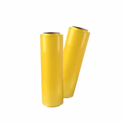 Film adhérent en PVC de haute résistance de qualité alimentaire de couleur transparente pour aliments