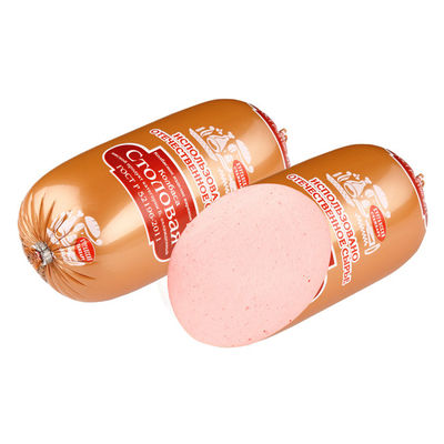 Impression de marque personnalisée Couverture de boîtier de saucisse pour emballage de viande