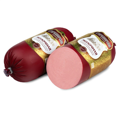 Essai gratuit de coupe à haute barrière Flexographie Impression de logo Imprimé Polyamide Sausage Enveloppe pour saucisses