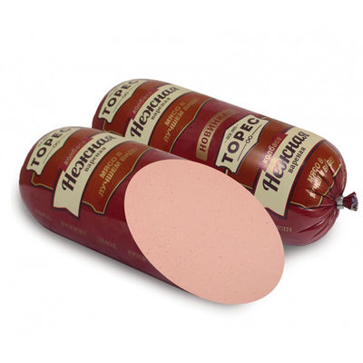 Kingred imprimeur de marque personnalisé mat plastique boîtiers de saucisse pour emballage de viande