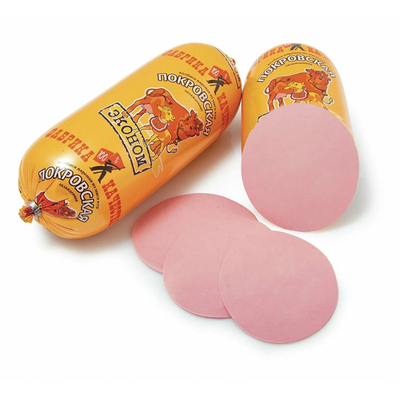 Casquettes de saucisses en plastique imprimées jaunes et durables sans odeur