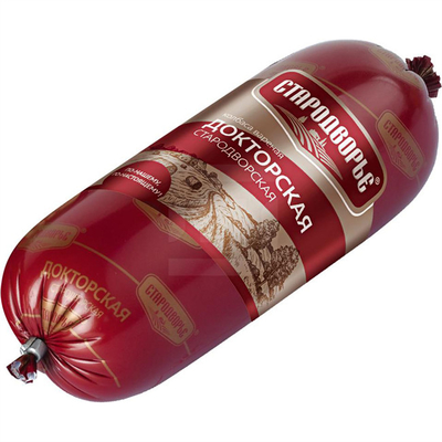 Fabricant Fournir un rétrécissement élevé Personnaliser l'impression du logo Enveloppes en plastique pour saucisses