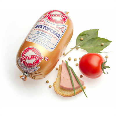 Cuisine à l'eau bouillie Marque d'impression Polyamide Enveloppes de saucisses pour saucisses à viande