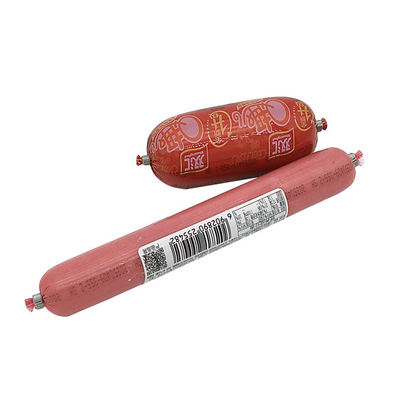 Logo personnalisé Aliments de qualité alimentaire Saucisse en plastique Résistant à la chaleur résistante à la chaleur