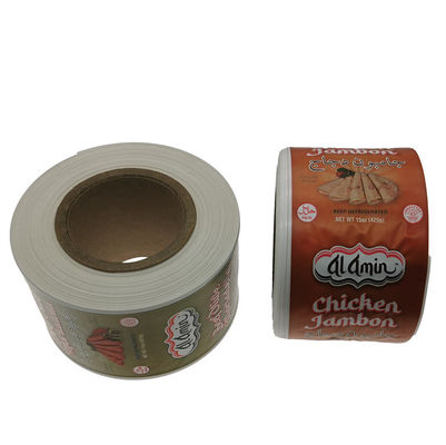 Kingred imprimeur de marque personnalisé mat plastique boîtiers de saucisse pour emballage de viande