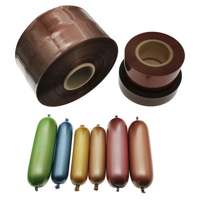 Film pour boyaux de saucisse PA et film rétractable en nylon avec co-extrusion à 5 couches, rétractation de 12 % à 25 % et épaisseur de 25 µm à 75 µm pour l'emballage de saucisses de viande