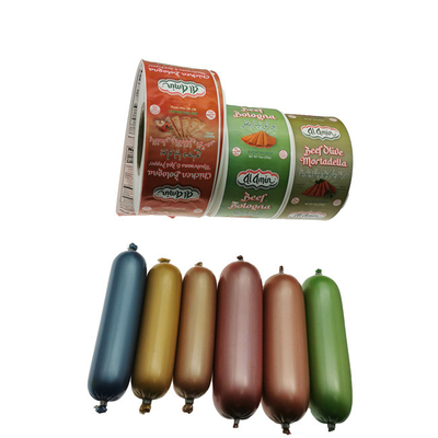 Impression de marque personnalisée de boîtiers de saucisses en plastique mat pour les saucisses