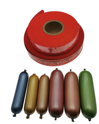 Enveloppe en nylon imprimée par logo adapté aux besoins du client certifiée HALAL de catégorie comestible pour des saucisses de viande