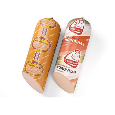 Impression personnalisée de logo en gros de boîtes de saucisses en plastique de qualité alimentaire