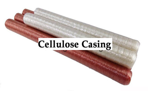 La perméabilité élevée à catégorie comestible épluchent facilement des boyaux à saucisse de cellulose