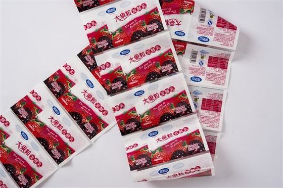 Impression de couleurs du film 10 de label de rétrécissement de PVC de Kingred en petit pain