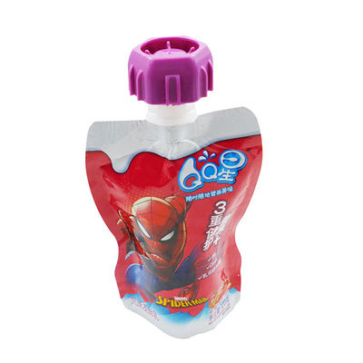 Kingred Logo personnalisé Metallized Stand Up Spout Pouch pour l'emballage de boissons alimentaires