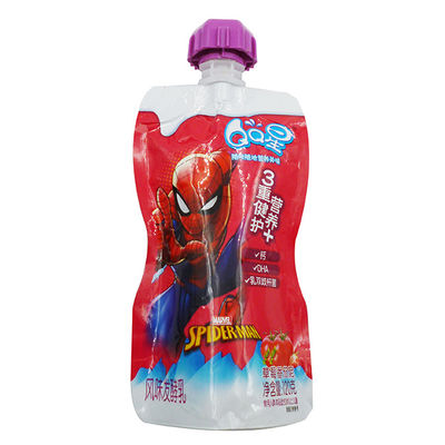 Kingred Logo personnalisé Metallized Stand Up Spout Pouch pour l'emballage de boissons alimentaires