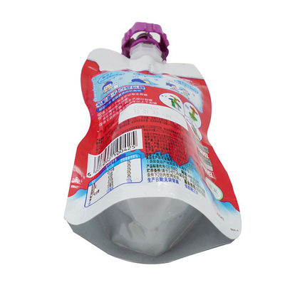 Kingred Logo personnalisé Metallized Stand Up Spout Pouch pour l'emballage de boissons alimentaires