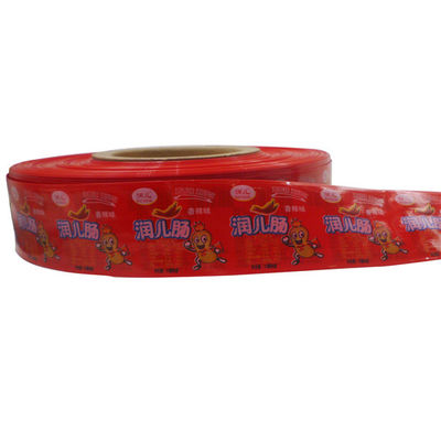 Impression sur mesure Retention d'eau Enveloppes de saucisses en plastique Impression multicolore