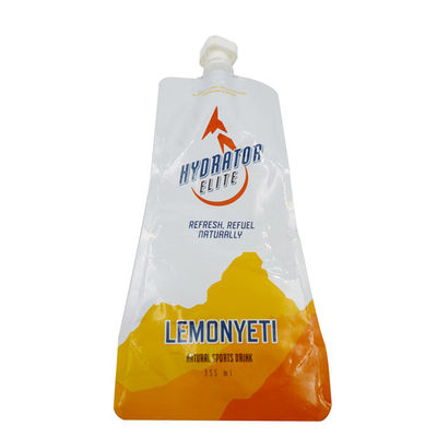 Tenez 350ml la boisson Doypack compostable avec le film de débordement de silicagel