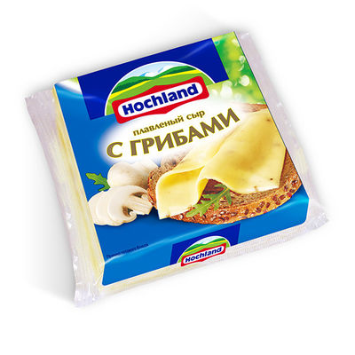 100 microns de sacs transparents de fromage
