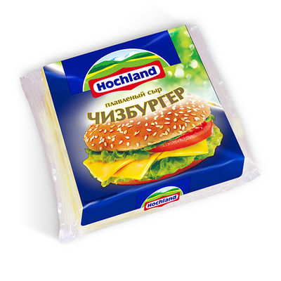 100 microns de sacs transparents de fromage