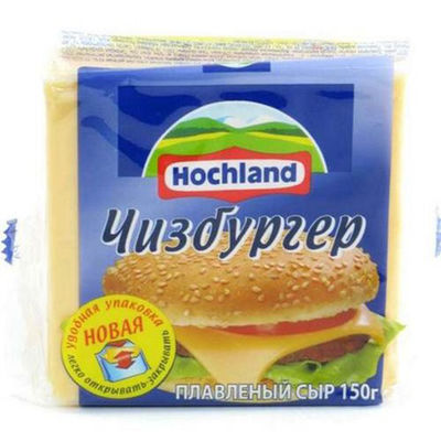 100 microns de sacs transparents de fromage