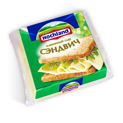 100 microns de sacs transparents de fromage