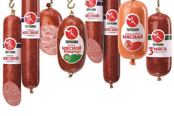 Diamètre de grande taille de Logo Printed Disposable Sausages Casings grand