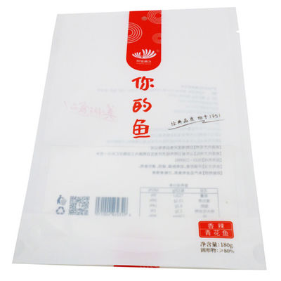 Kingred Biodégradable Stand Up Pouch Clear Window Sac d'emballage pour les collations de thé et de café