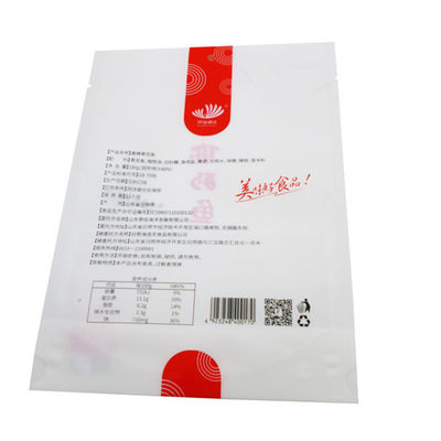 Kingred Biodégradable Stand Up Pouch Clear Window Sac d'emballage pour les collations de thé et de café