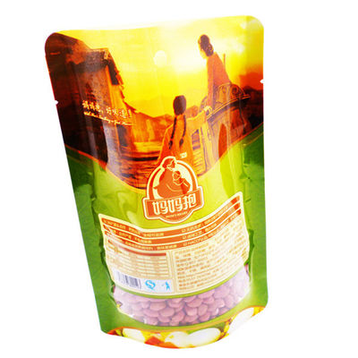 Sac alimentaire à l' épreuve de l' humidité Kingred à nouveau verrouillable Couleur personnalisée Arachides grillées premium