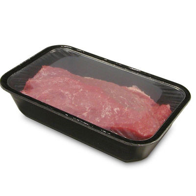 Profondeur jetable modifiée des plateaux 40mm 60mm de nourriture de CARTE d'emballage de l'atmosphère