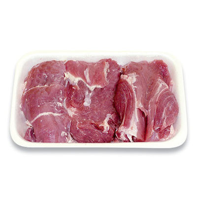 Profondeur jetable noire blanche des plateaux 100mm de nourriture d'anti brouillard pour des poissons de viande