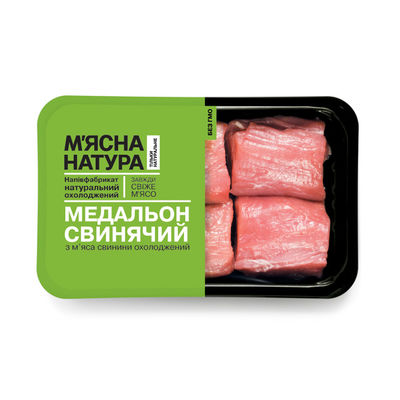 Profondeur jetable noire blanche des plateaux 100mm de nourriture d'anti brouillard pour des poissons de viande