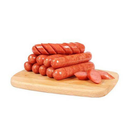 Peaux à saucisses synthétiques molles de boyaux à saucisse de collagène de boîte de couleur naturelle